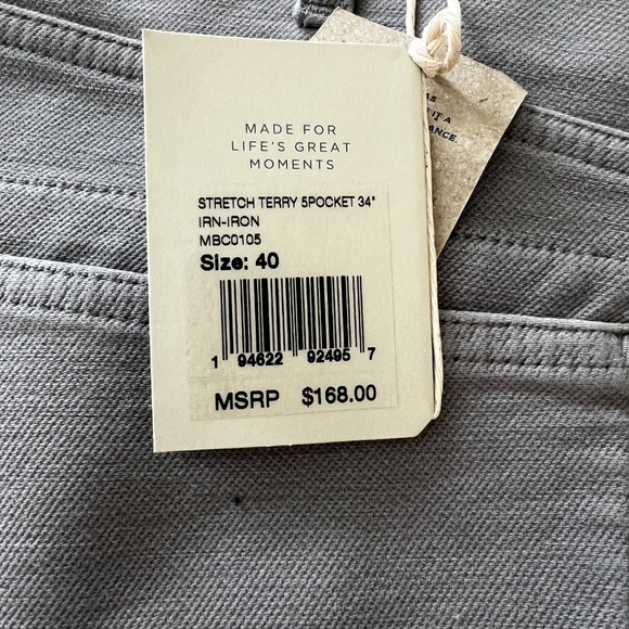 Faherty 5 pocket pants - Picture 4 of 4